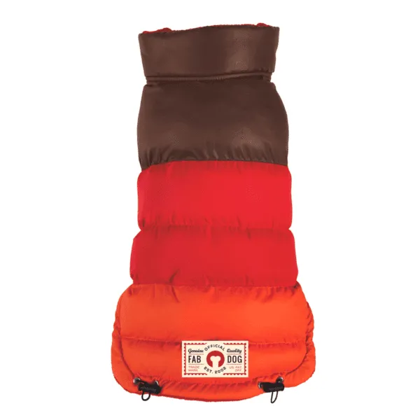 Colorblock Puffer Dog Coat