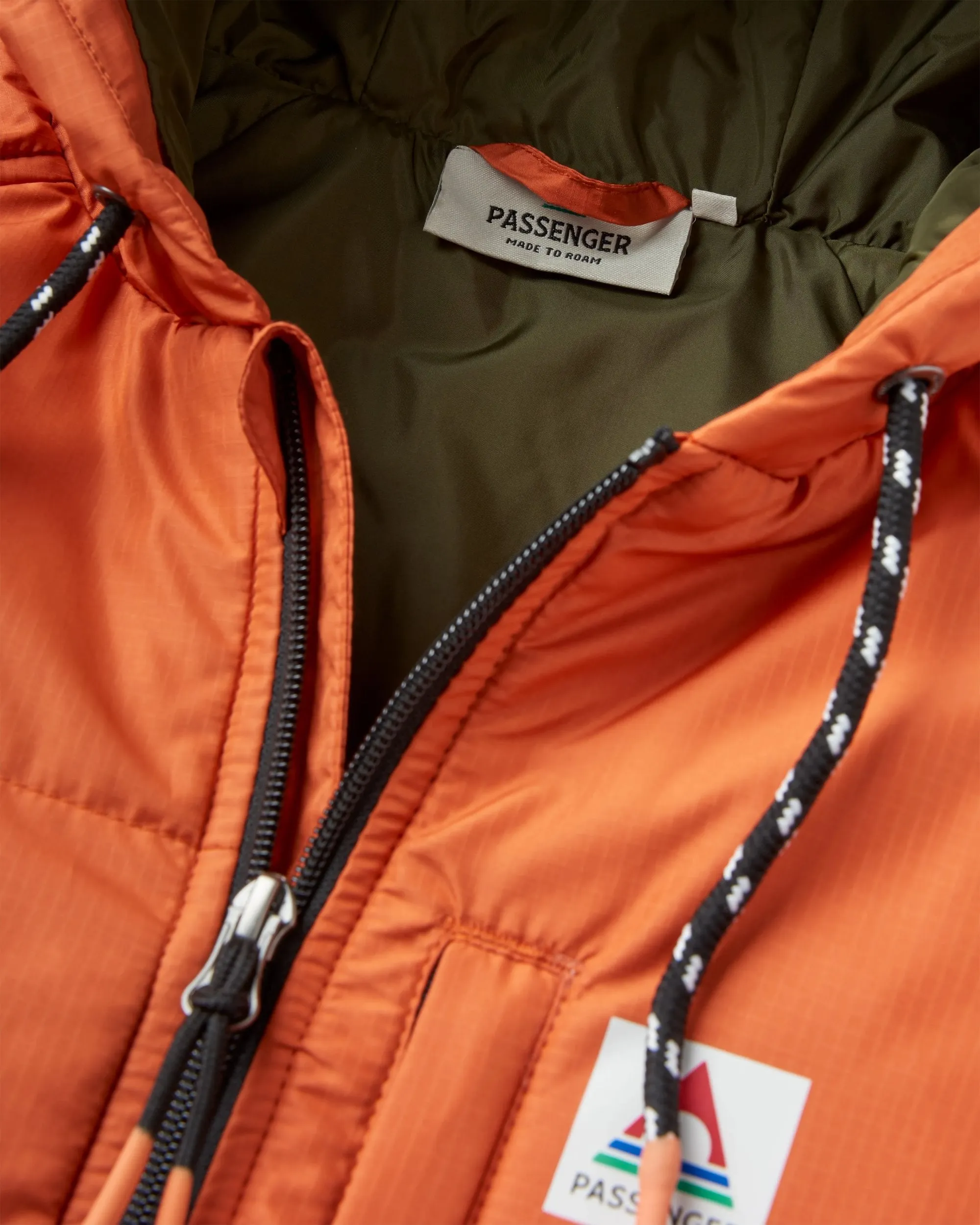 Dylan Recycled Insulated Full Zip Jacket - Burnt Orange