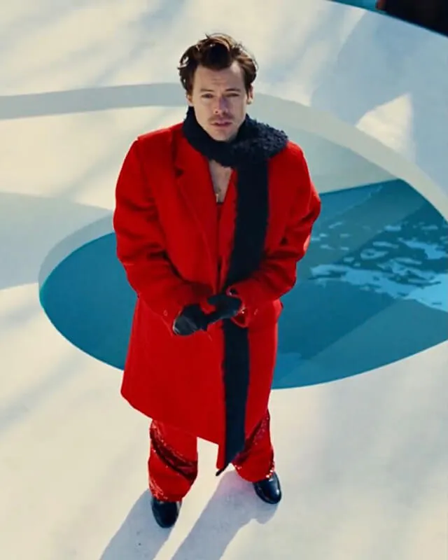 Harry Styles As It Was Red Coat