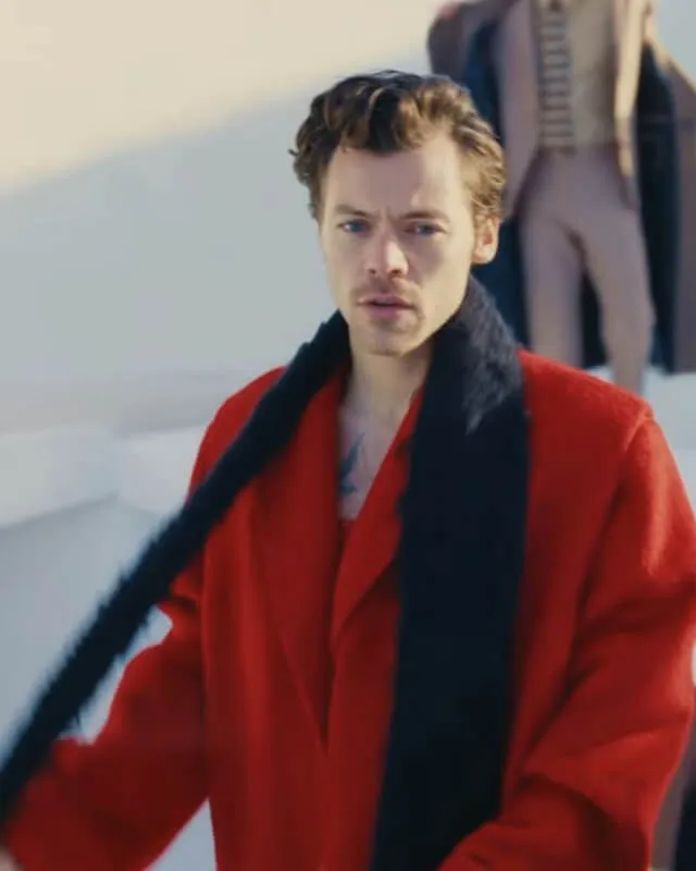 Harry Styles As It Was Red Coat