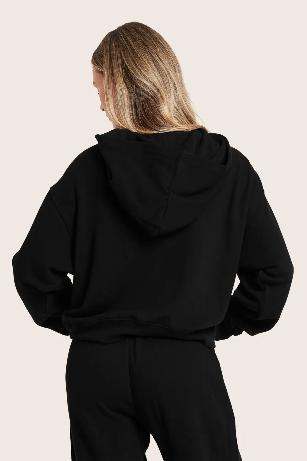 LIGHTWEIGHT SWEATS CLASSIC HOODIE - ONYX