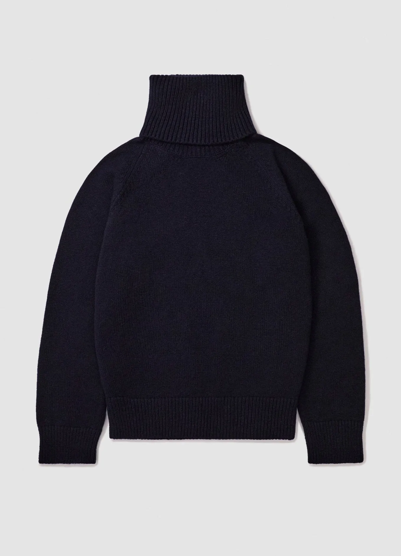 Mens Balla Slouch Rollneck in Navy