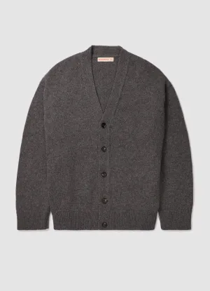 Mens Maura V-neck Cardigan in Derby Grey