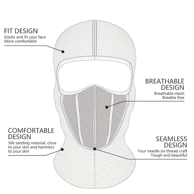 Stay cozy and protected while cycling or fishing with this thermal mask