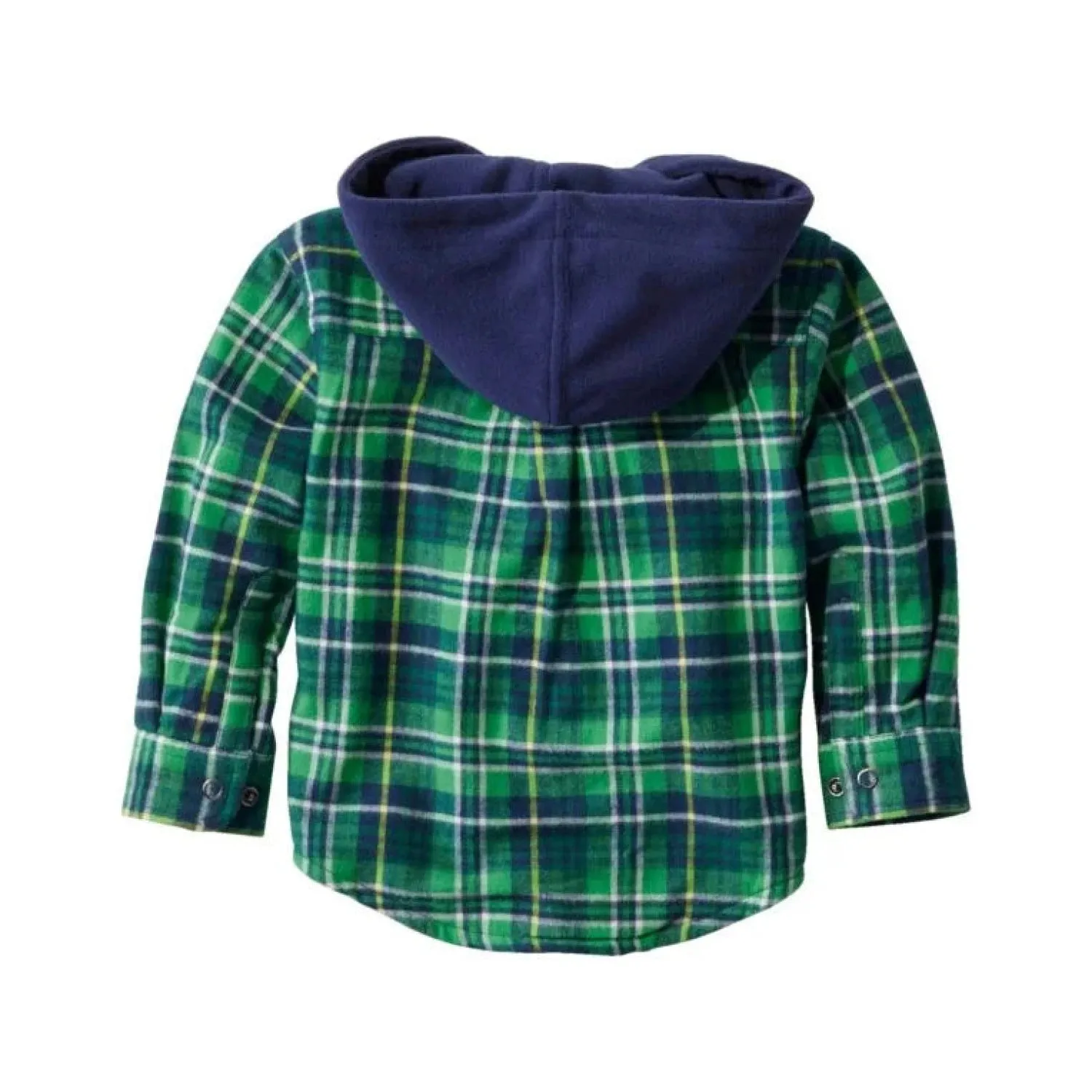 T's Fleece-Lined Hooded Flannel Shirt